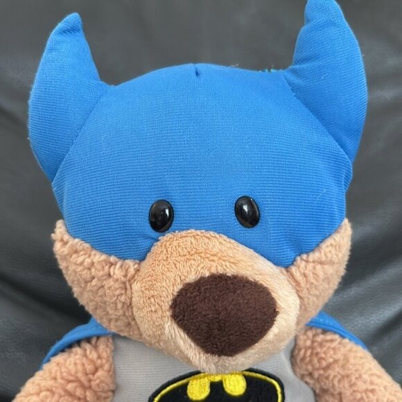 Gund DC Comics Batman Bear Blue/Yellow 14" - Picture 2 of 9